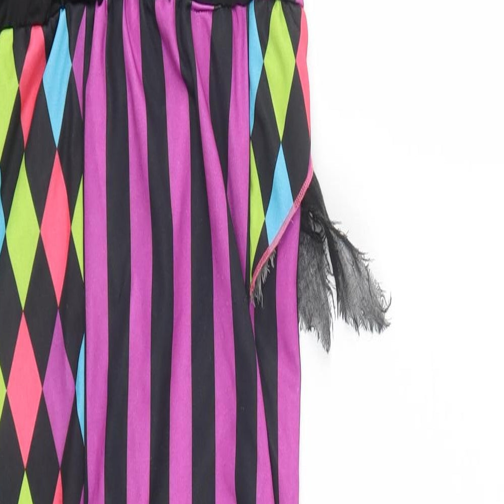 TU Girls Black Geometric  Jumpsuit One-Piece Size 11-12 Years  - Fancy Dress