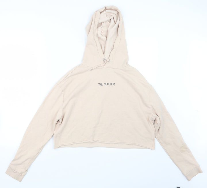 Divided by H&M Womens Beige Pullover Hoodie Size M