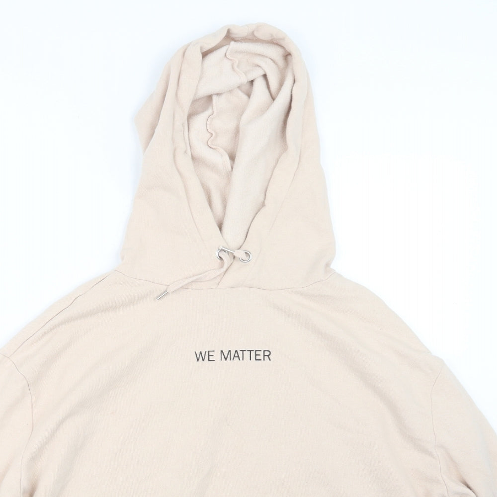 Divided by H&M Womens Beige   Pullover Hoodie Size M