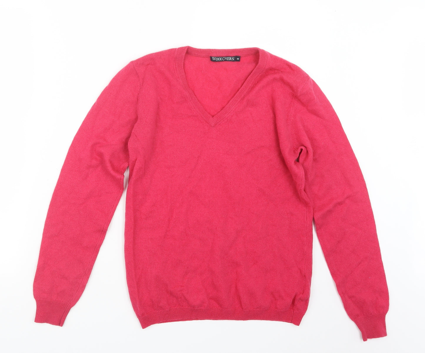 Woolovers Womens Pink  Knit Pullover Jumper Size M