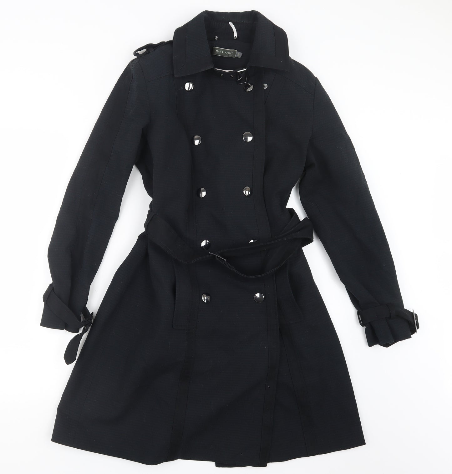 Mint Velvet Womens Black   Jacket Coat Size 12