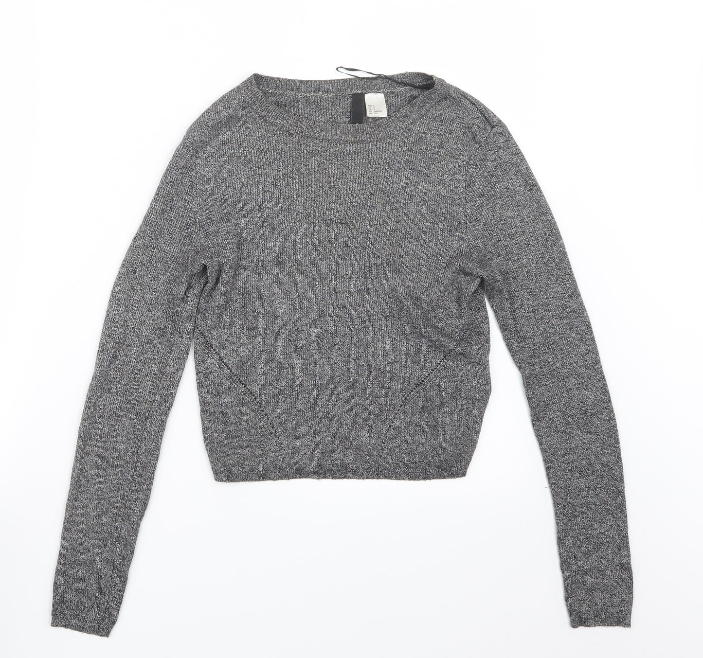 Divided by H&M Womens Grey  Knit Pullover Jumper Size S