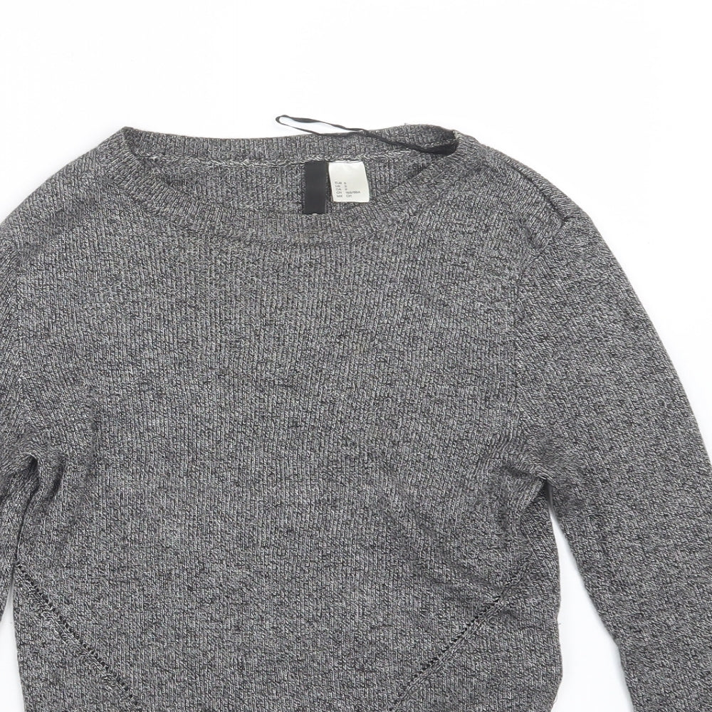 Divided by H&M Womens Grey  Knit Pullover Jumper Size S