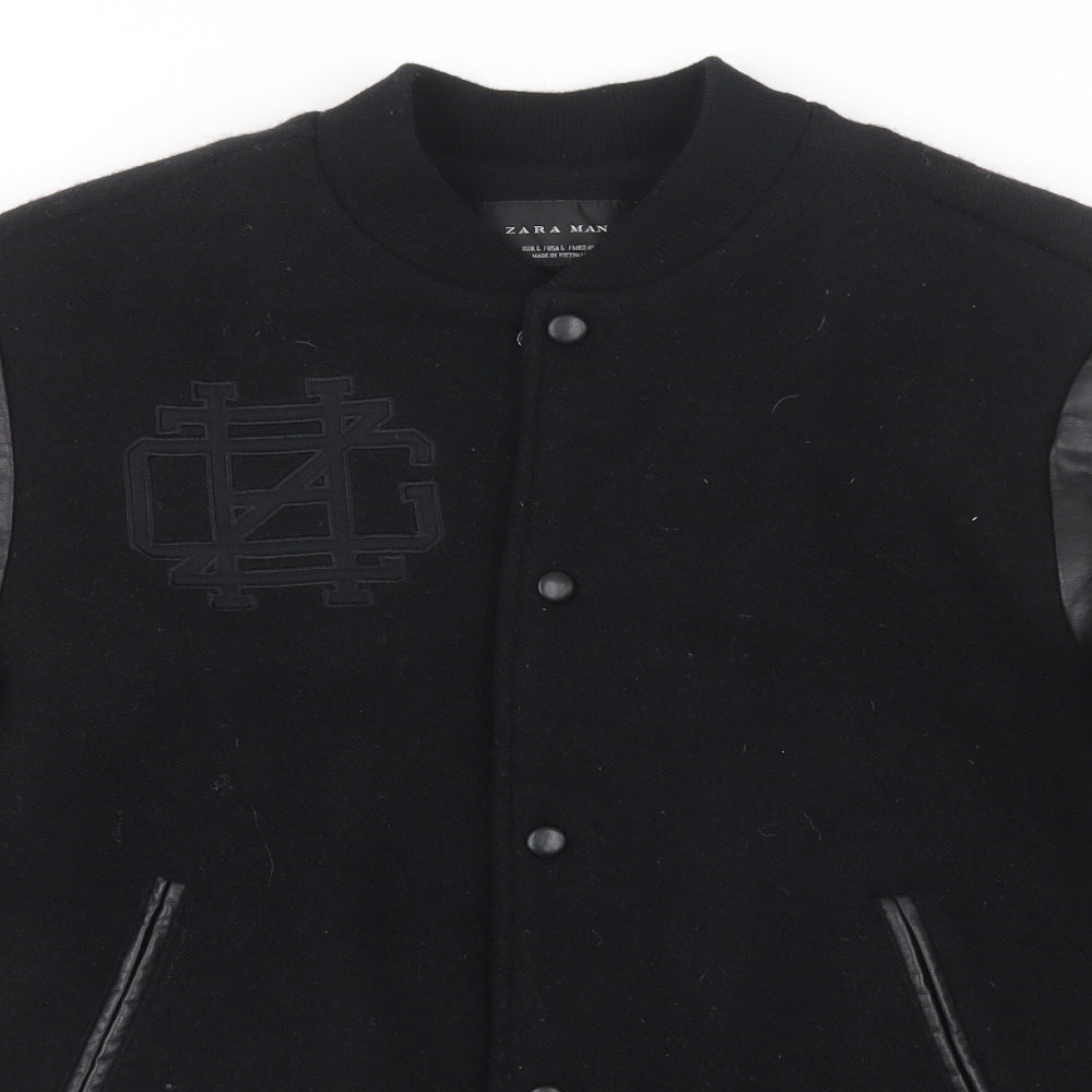 Zara Mens Black   Jacket  Size L