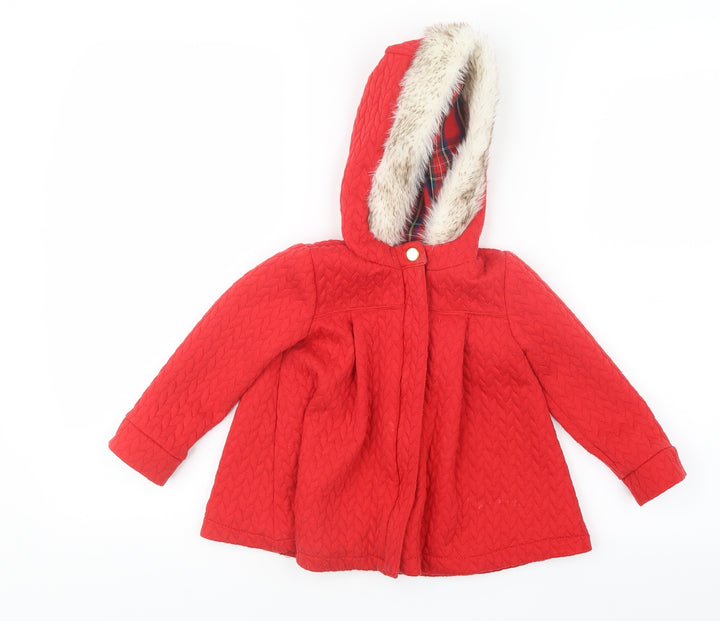 Cynthia Rowley Girls Red Jacket Size 9-12 Months