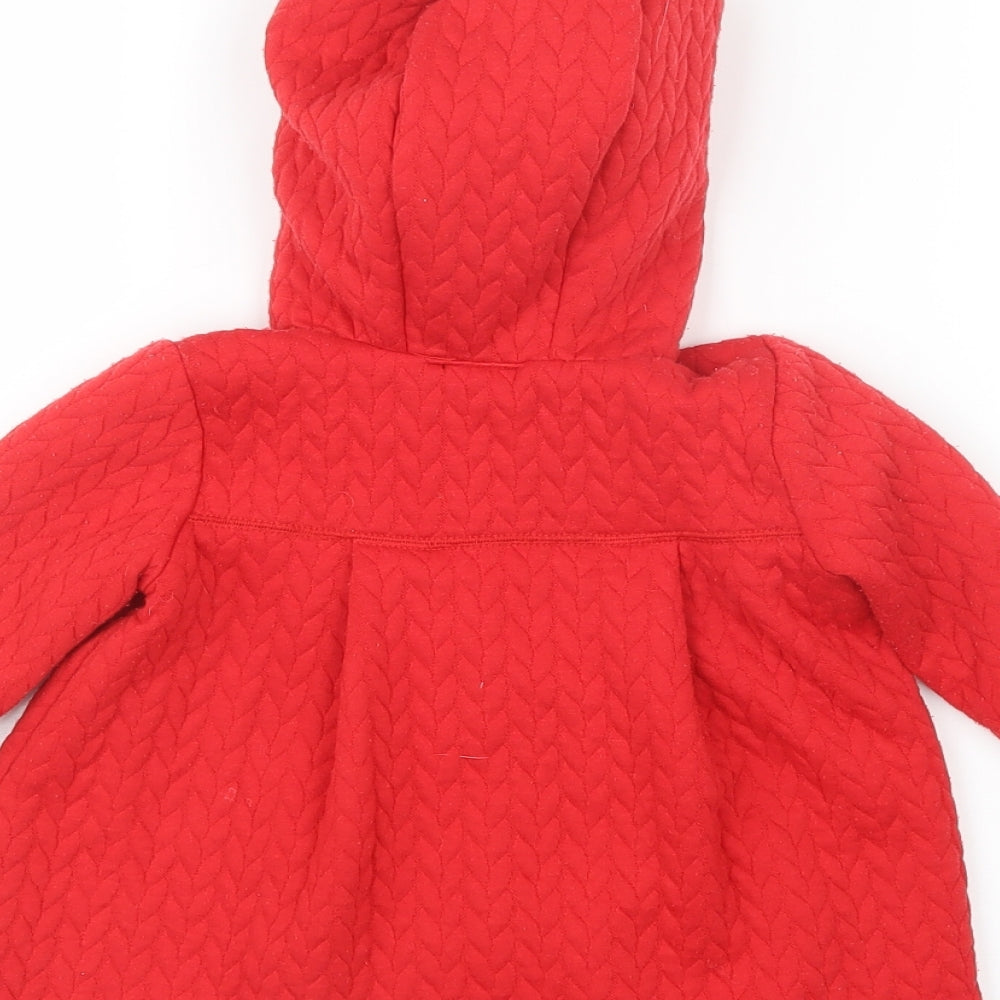 Cynthia Rowley Girls Red   Jacket  Size 9-12 Months