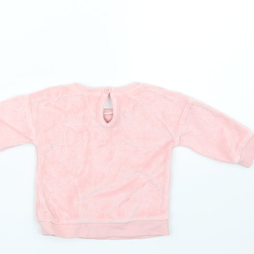 George Girls Pink   Pullover Jumper Size 0-3 Months