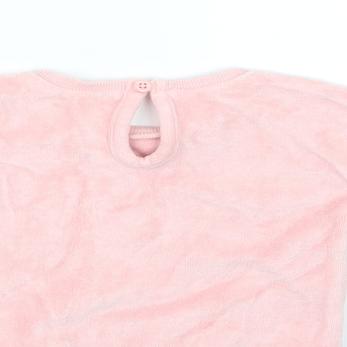 George Girls Pink   Pullover Jumper Size 0-3 Months