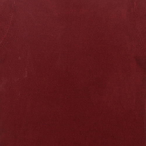 Marks and Spencer Womens Red  Knit Pullover Jumper Size 10