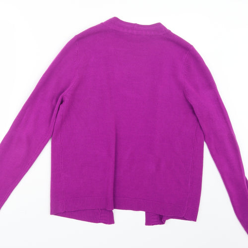 BHS Womens Purple  Knit Cardigan Jumper Size 12