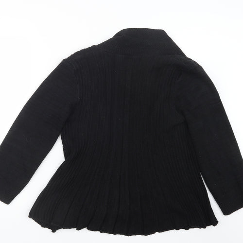 Emma Morgan Womens Black  Knit Cardigan Jumper Size M