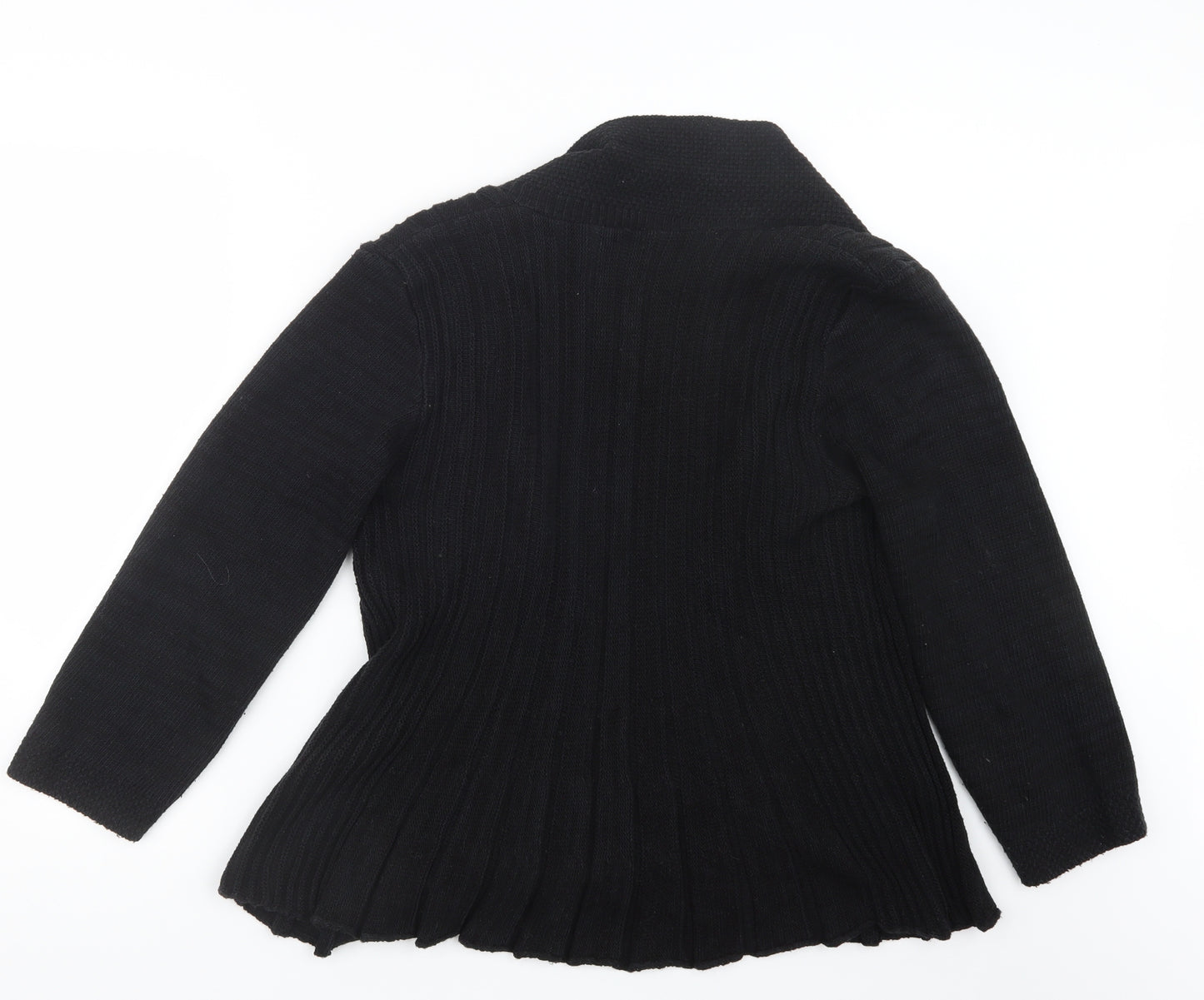 Emma Morgan Womens Black  Knit Cardigan Jumper Size M