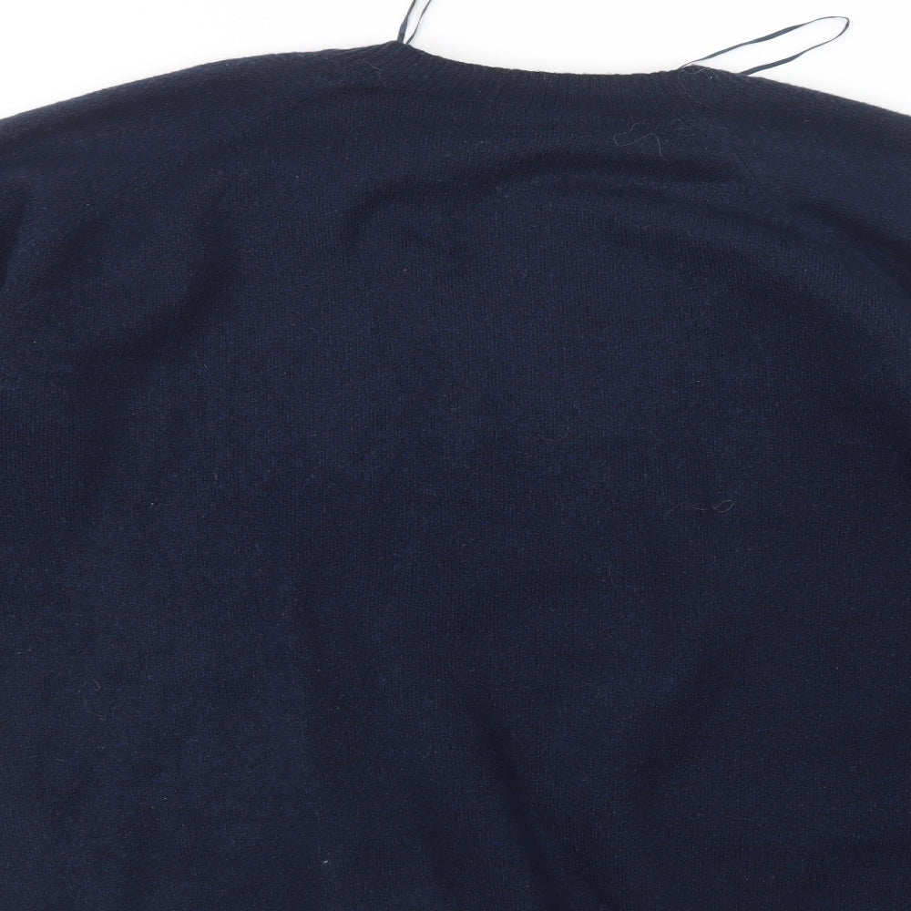 Monsoon Womens Blue  Knit Pullover Jumper Size XL