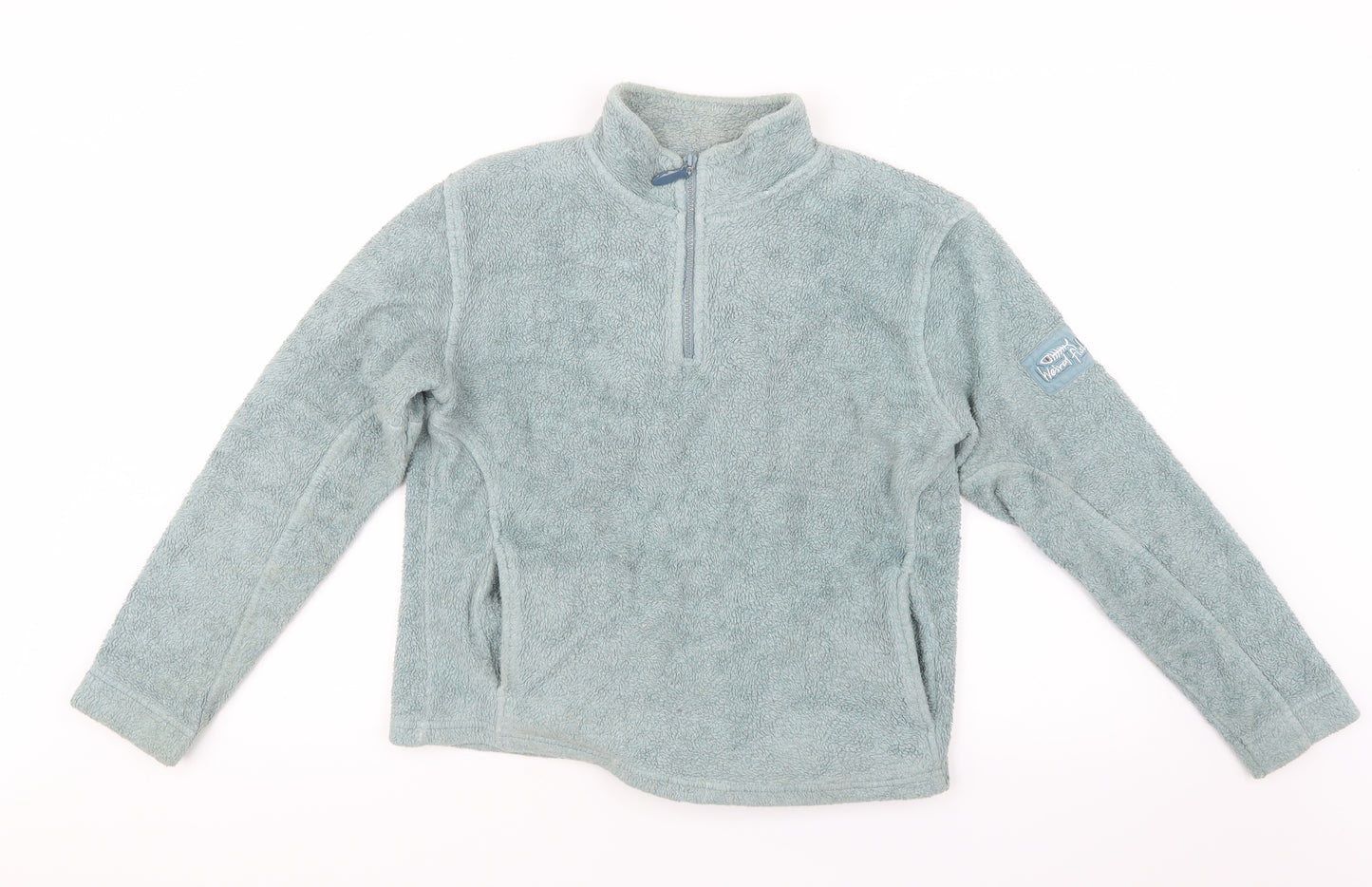 Weird Fish Womens Blue   Pullover Sweatshirt Size M