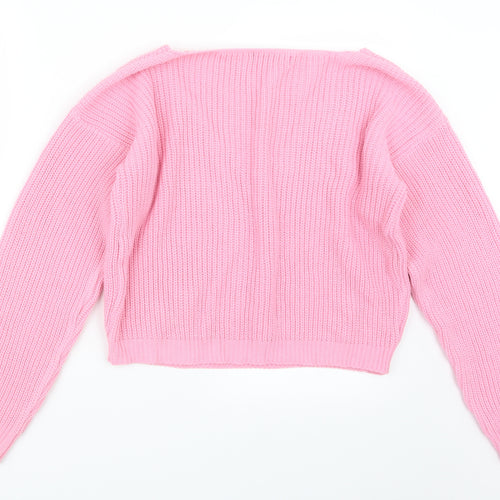 In the Style Womens Pink  Knit Pullover Jumper Size 10