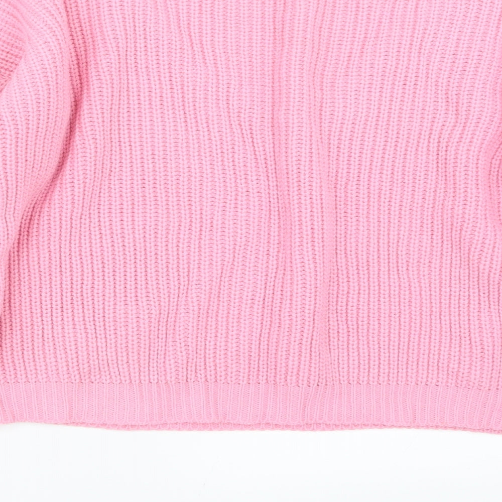 In the Style Womens Pink  Knit Pullover Jumper Size 10