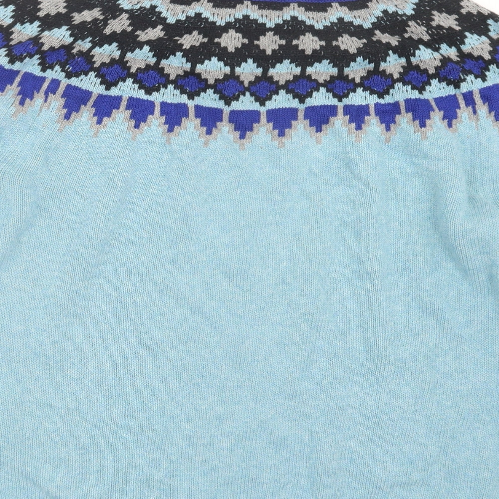 Collection L Womens Blue  Knit Pullover Jumper Size 16