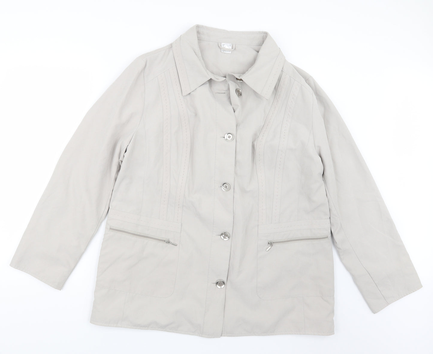 Preworn Womens Grey   Jacket  Size 18