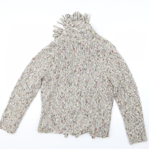 Minuet Womens Beige  Knit Cardigan Jumper Size 12