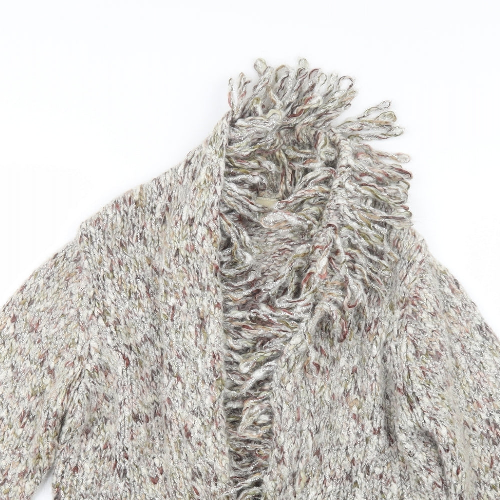 Minuet Womens Beige  Knit Cardigan Jumper Size 12
