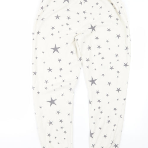 NEXT Womens White Geometric  Capri Pyjama Pants Size M  - Stars