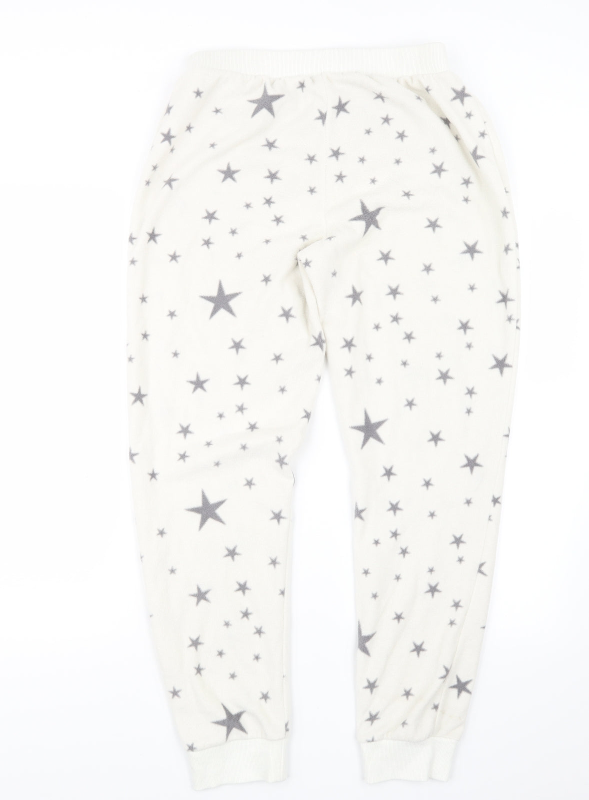 NEXT Womens White Geometric  Capri Pyjama Pants Size M  - Stars
