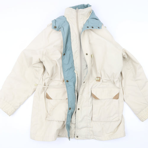 Classics Womens Ivory   Jacket Coat Size 18