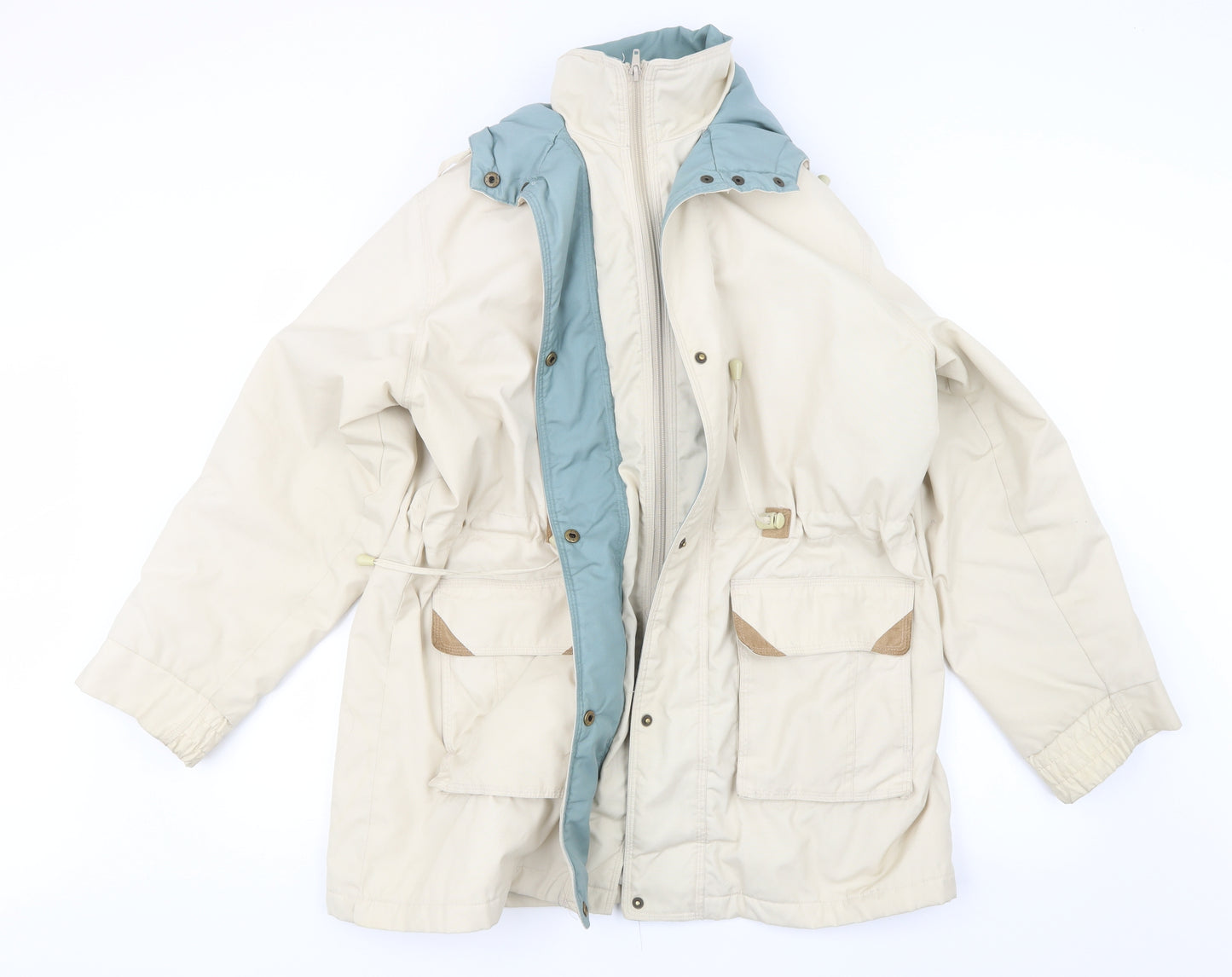 Classics Womens Ivory   Jacket Coat Size 18