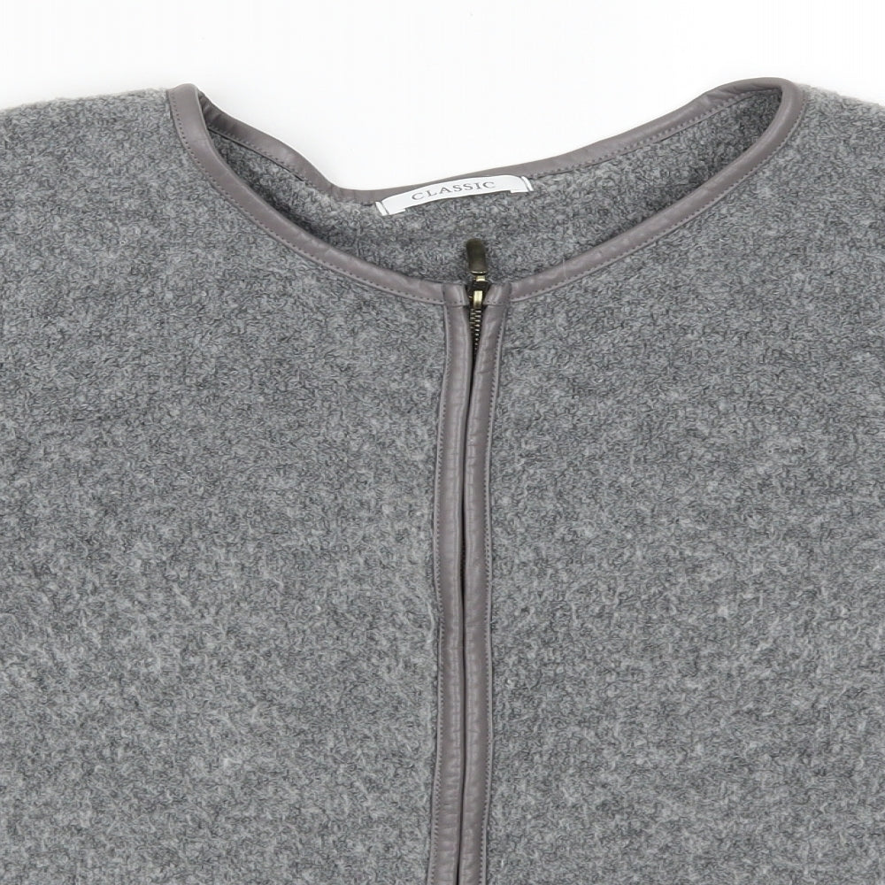 Marks and Spencer Womens Grey   Full Zip Jumper Size 18