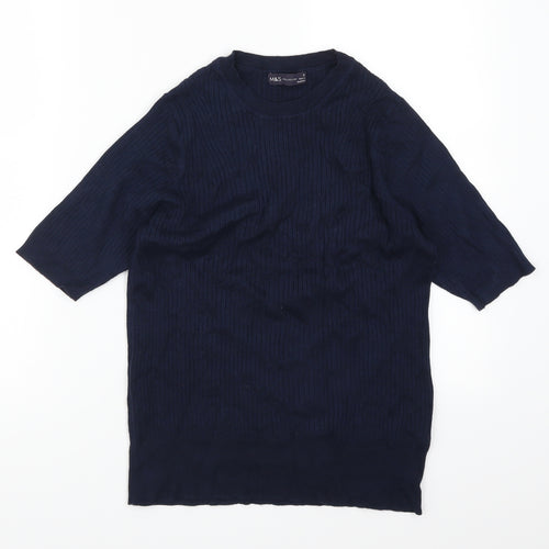 Marks and Spencer Womens Blue   Pullover Jumper Size 12