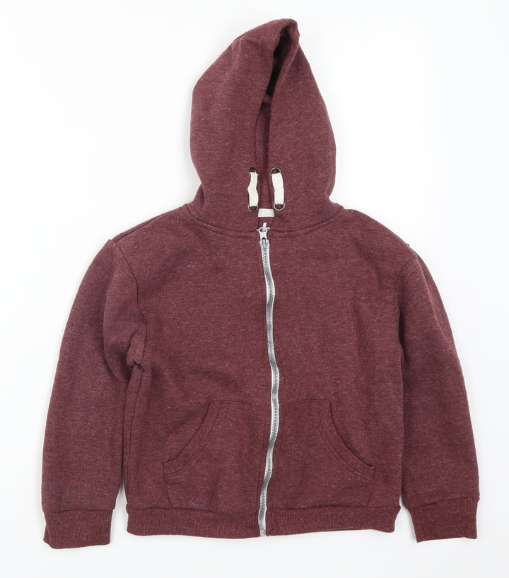 Primark Boys Red Full Zip Hoodie Size 6-7 Years