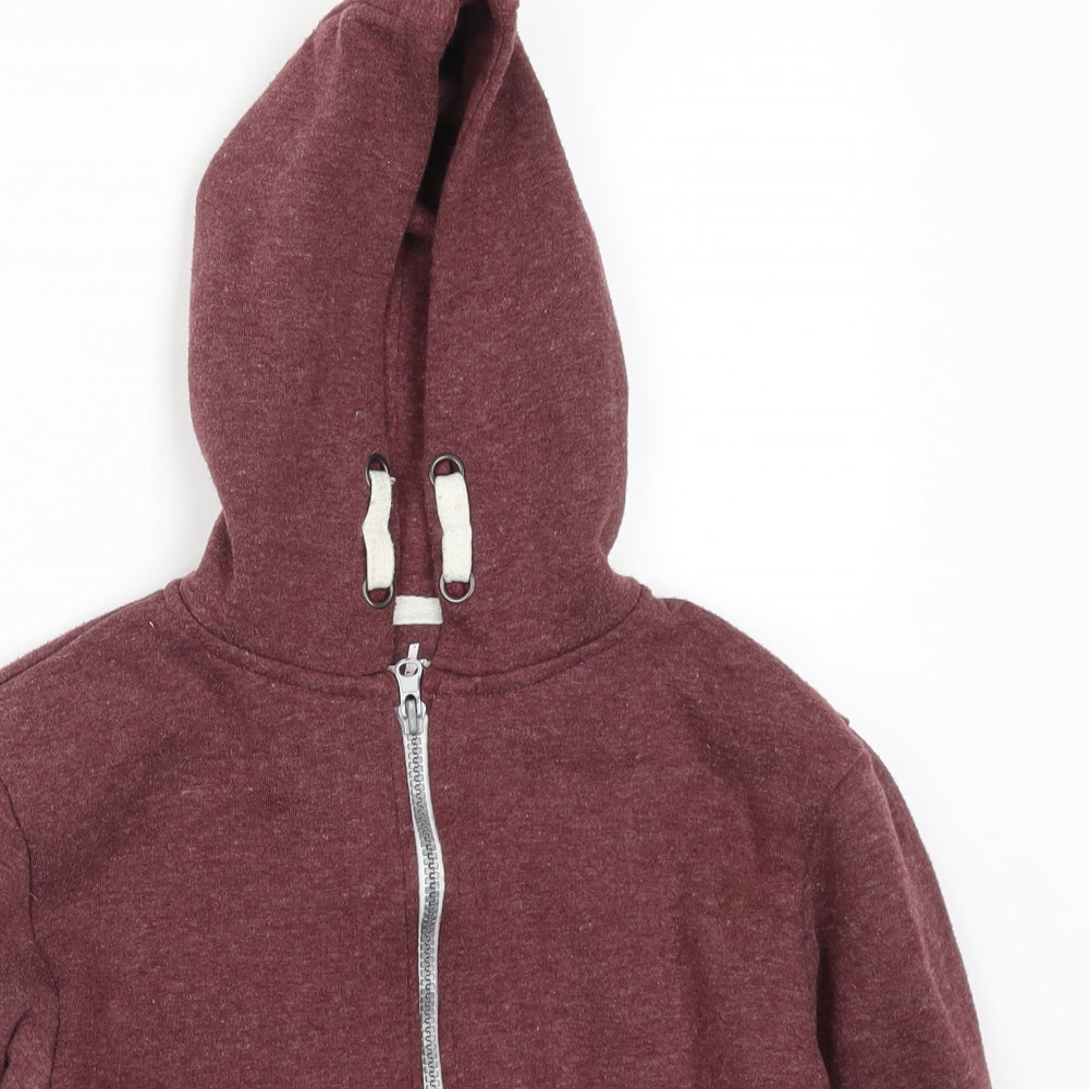 Primark Boys Red   Full Zip Hoodie Size 6-7 Years