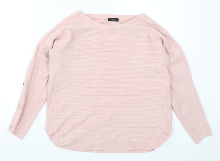 M&Co Womens Pink   Pullover Jumper Size 16