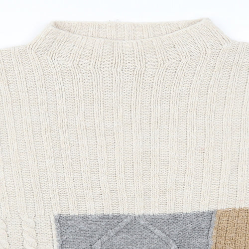 TU Womens Beige  Knit Pullover Jumper Size 22