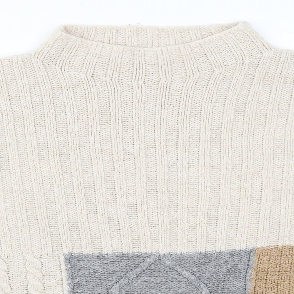 TU Womens Beige  Knit Pullover Jumper Size 22