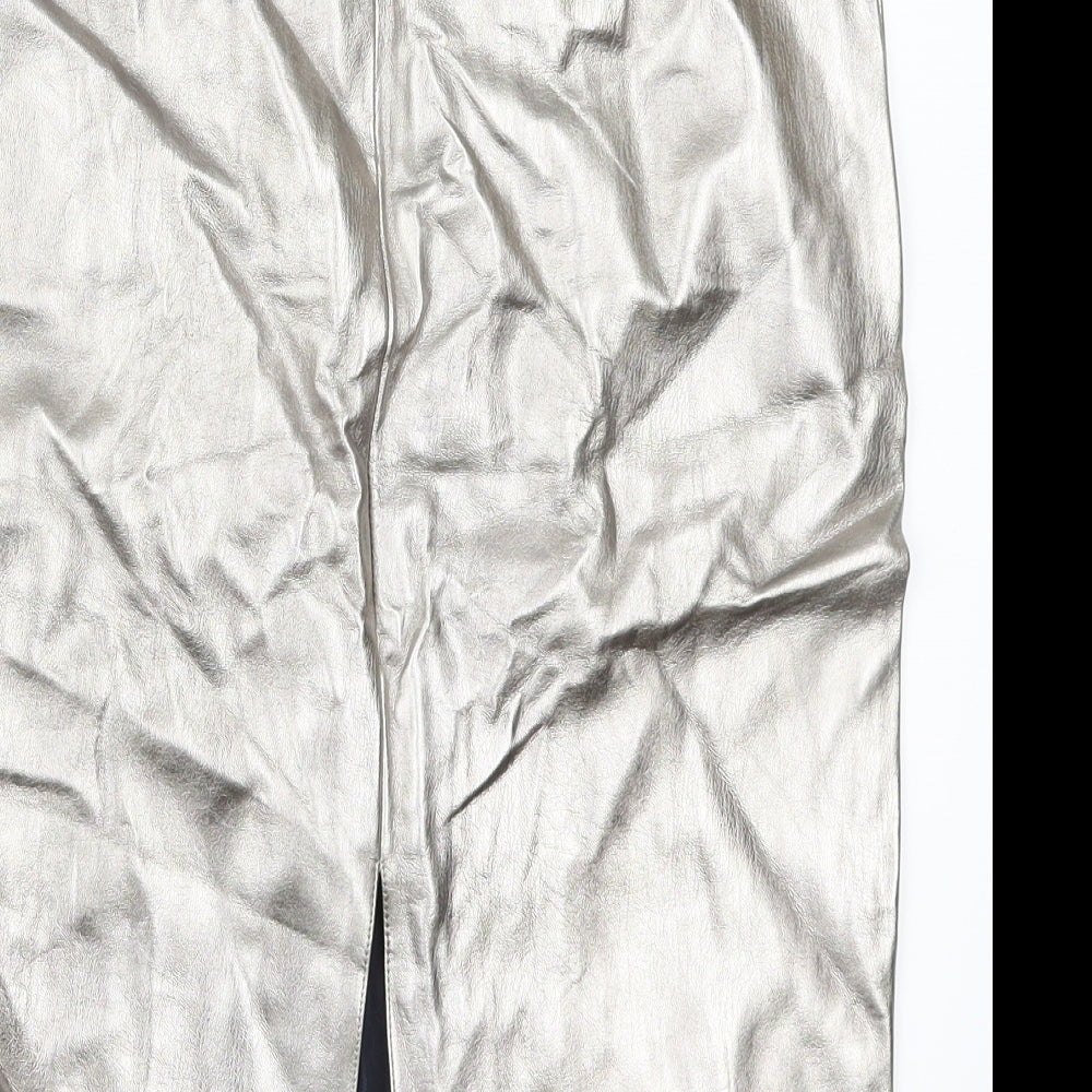 NEXT Womens Gold   Straight & Pencil Skirt Size 10