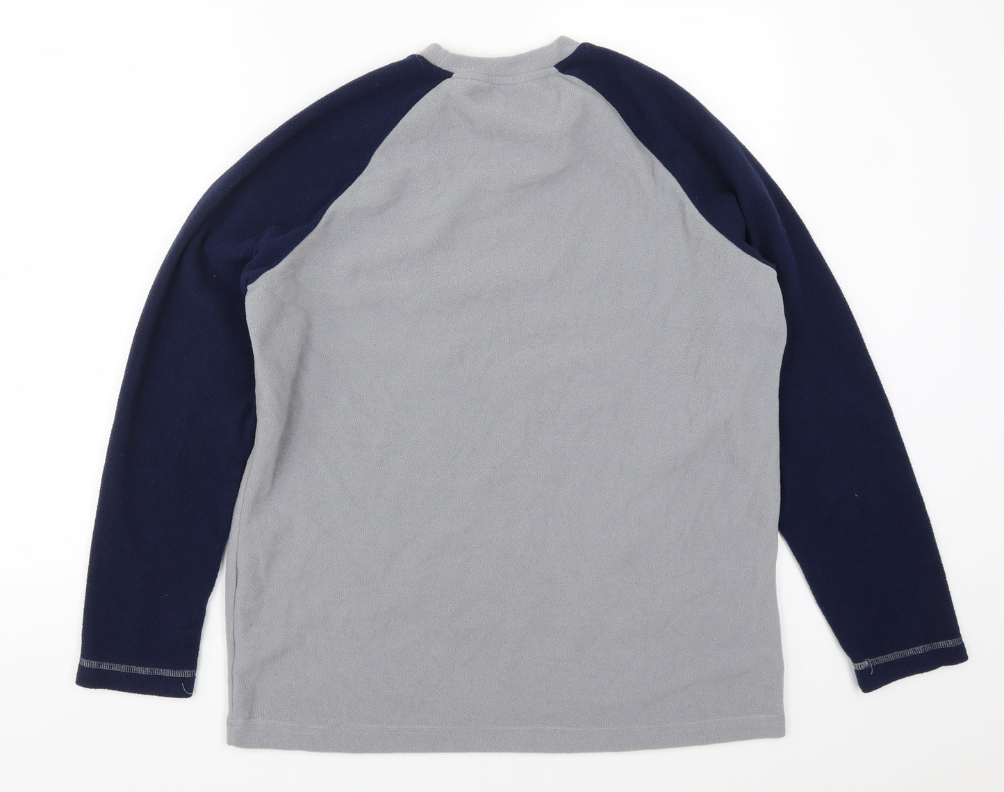 Avenue Mens Blue Solid   Pyjama Top Size M  - Grey