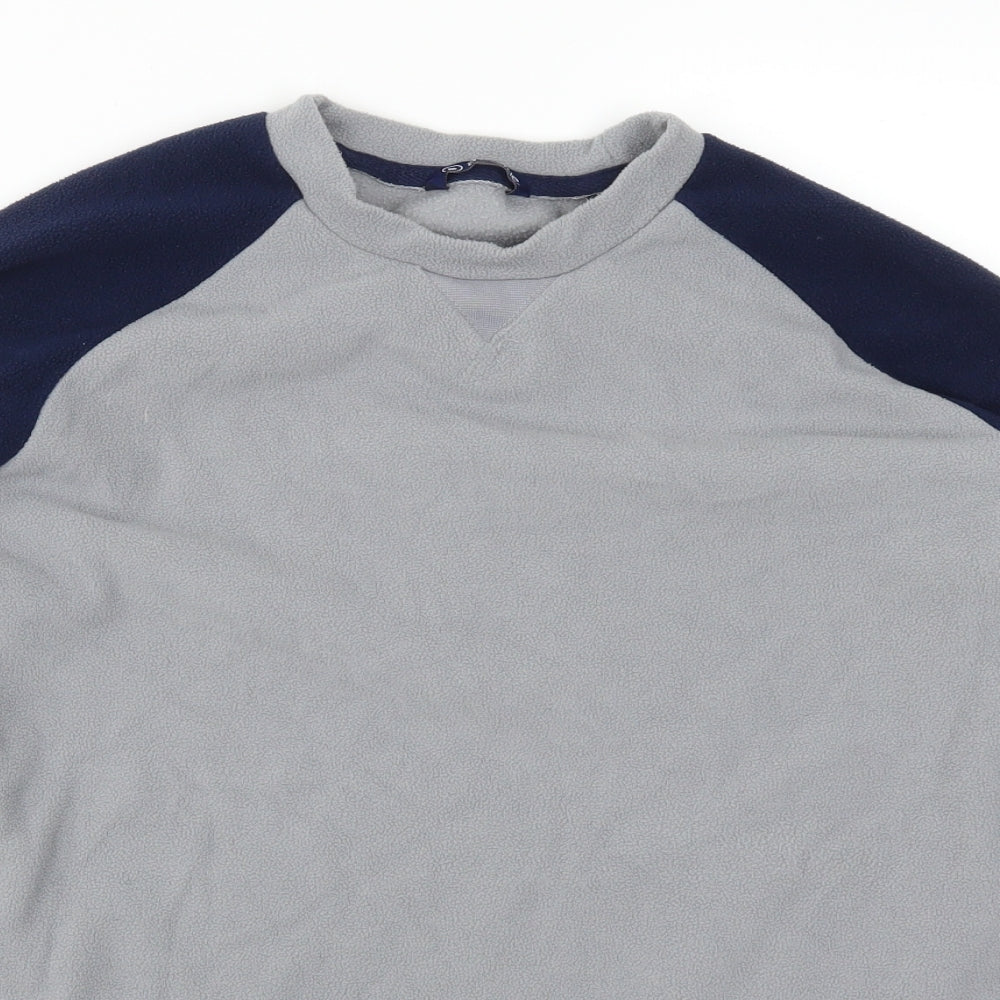 Avenue Mens Blue Solid   Pyjama Top Size M  - Grey