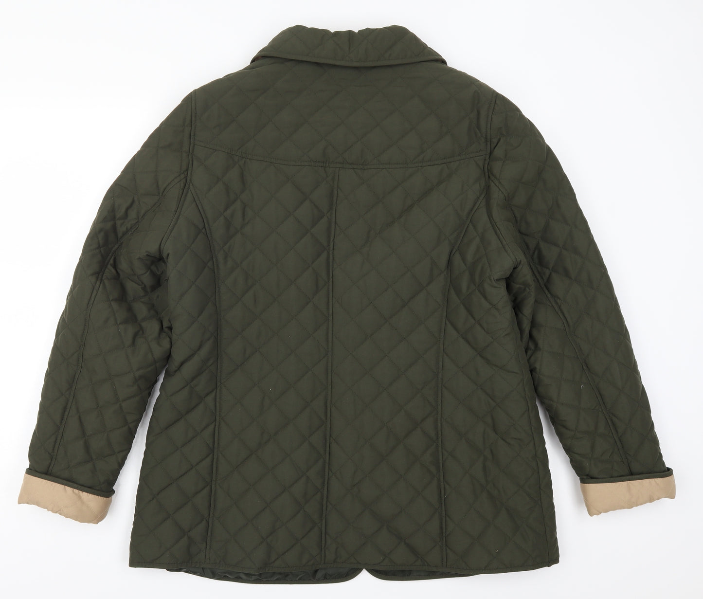 Marks and Spencer Womens Green   Quilted Coat Size 16