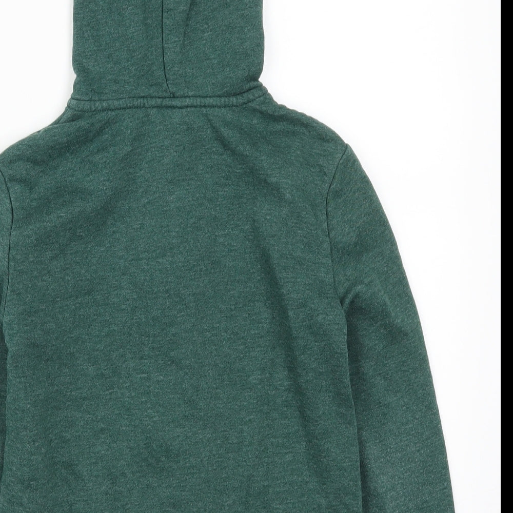 H&M Boys Green   Full Zip Hoodie Size 7-8 Years