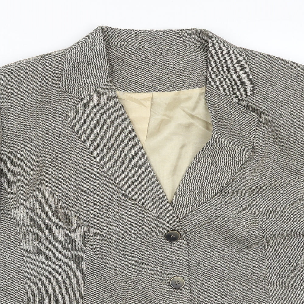 Preworn Womens Brown   Jacket Suit Jacket Size 18