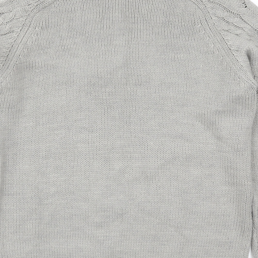 Cedar Wood State Mens Grey  Knit  Jumper Size L