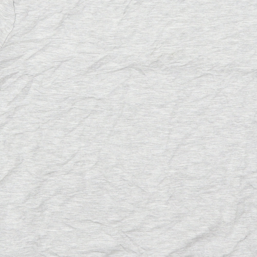 TU Womens Grey Solid  Top Pyjama Top Size 12  - Weekending