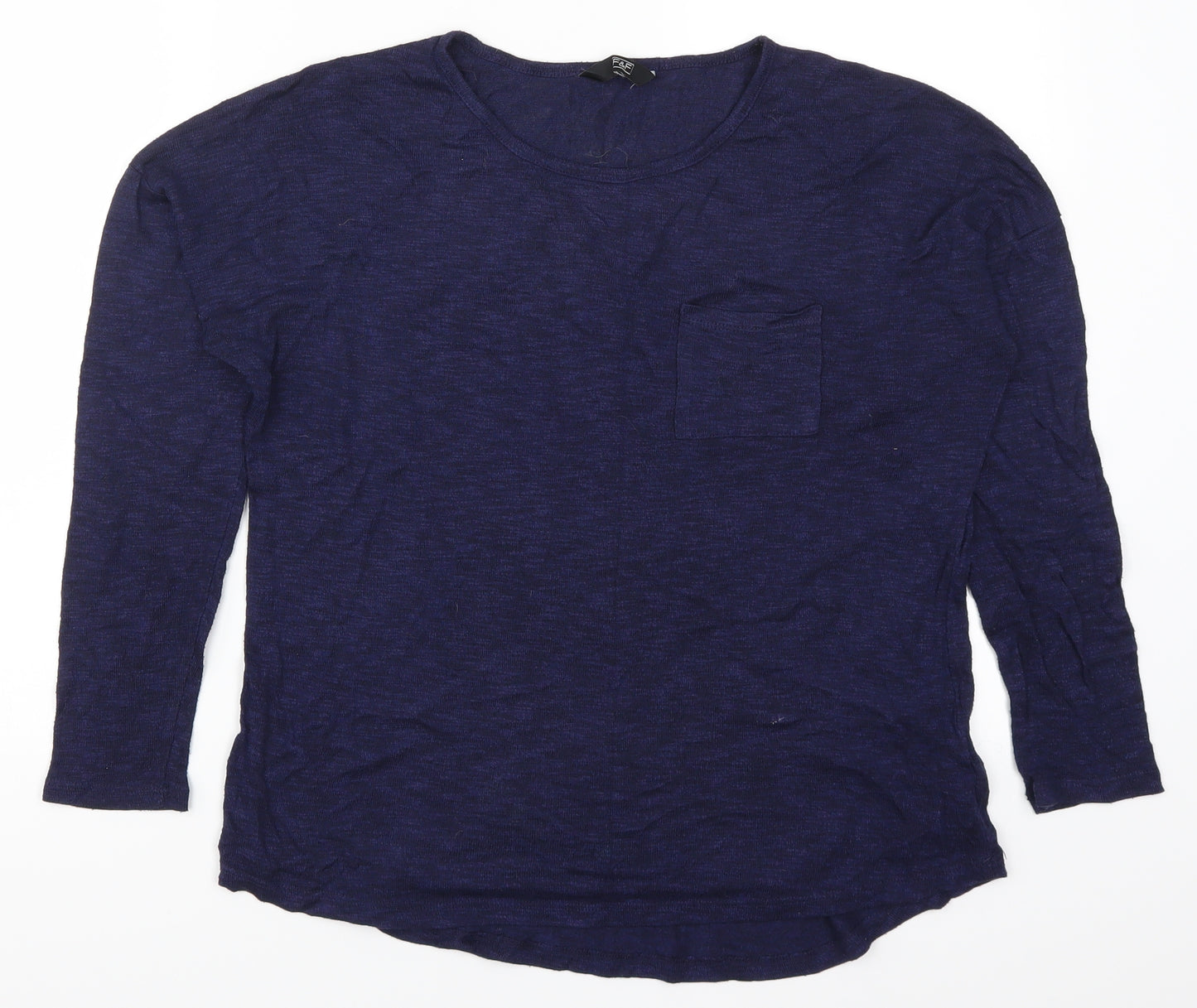 F&F Womens Blue   Basic T-Shirt Size 8