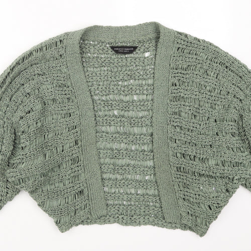 Dorothy Perkins Womens Green   Cardigan Jumper Size L