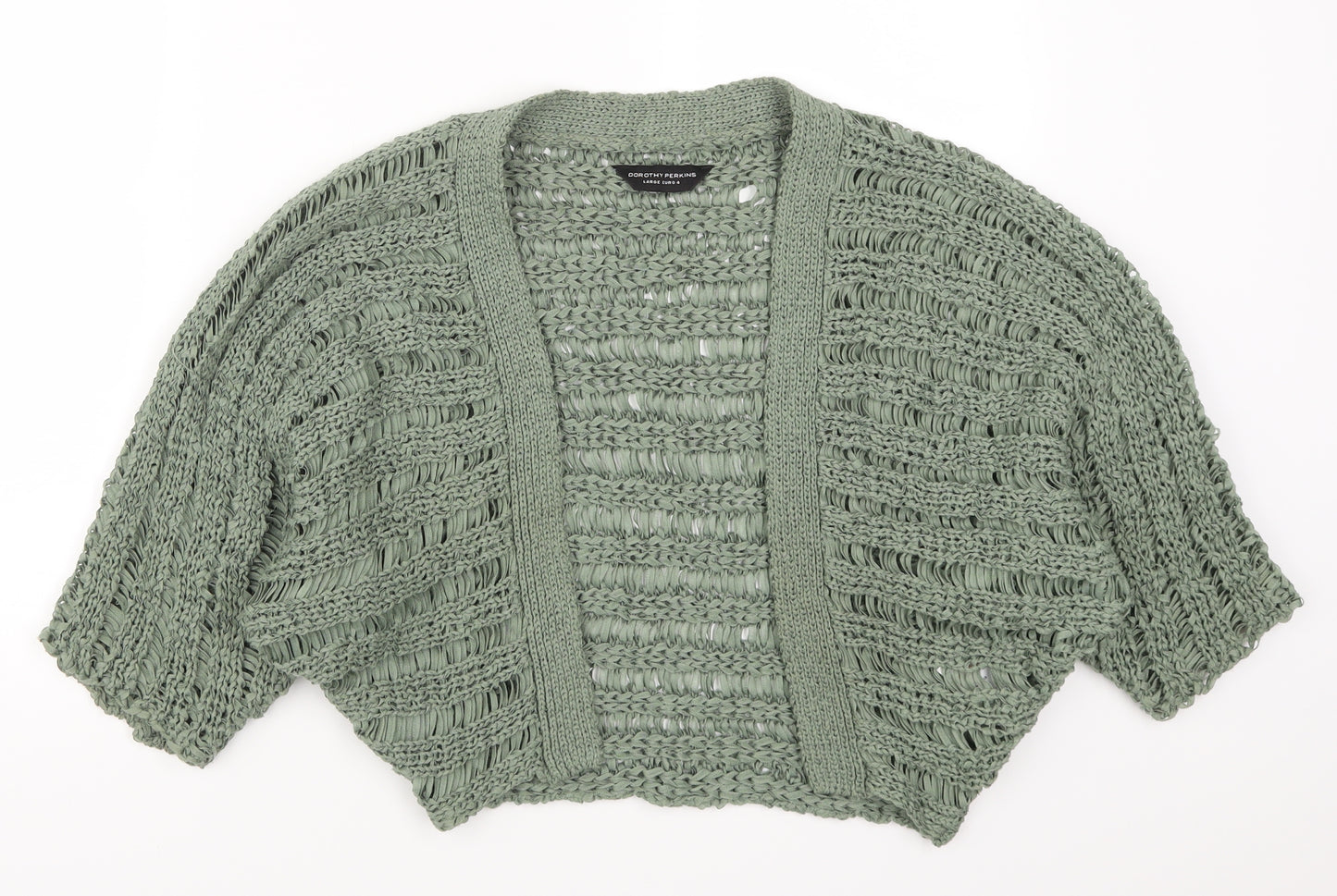 Dorothy Perkins Womens Green   Cardigan Jumper Size L