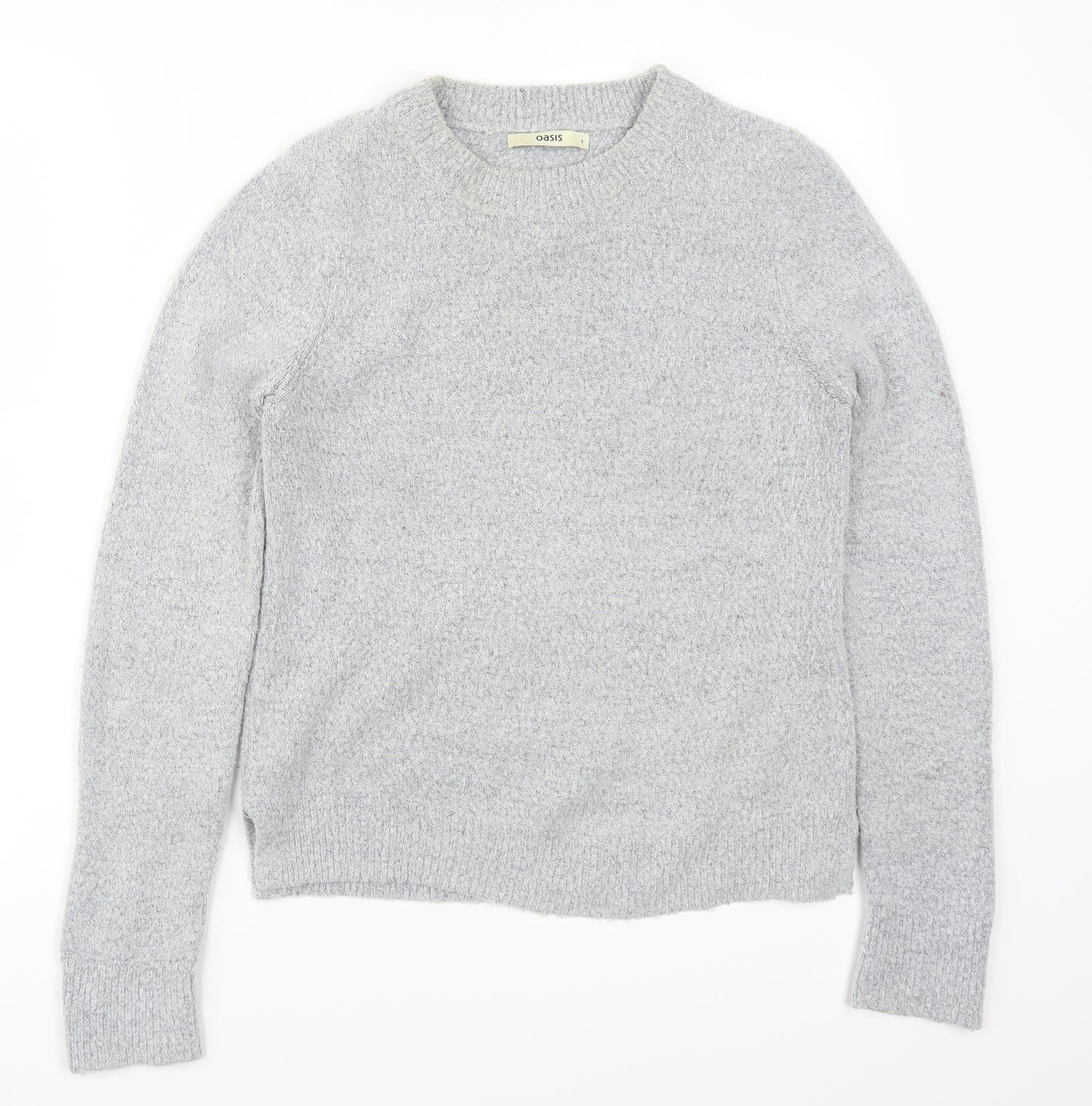 Oasis Womens Grey   Pullover Jumper Size S