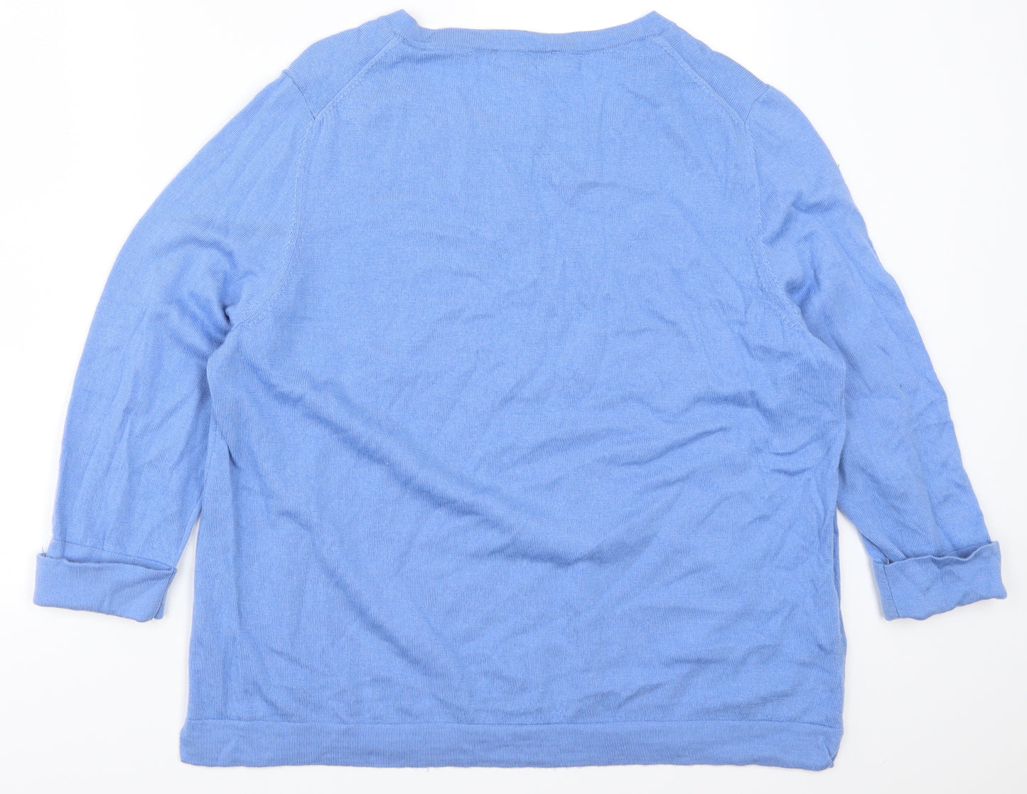 Laura Ashley Womens Blue   Pullover Jumper Size 20