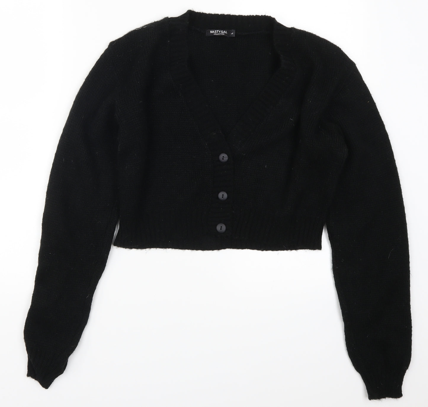 Nasty Gal Womens Black   Cardigan Jumper Size L