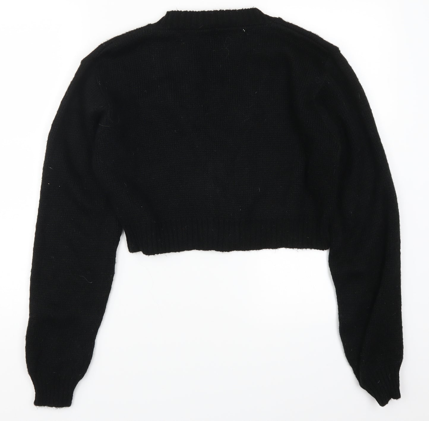 Nasty Gal Womens Black   Cardigan Jumper Size L